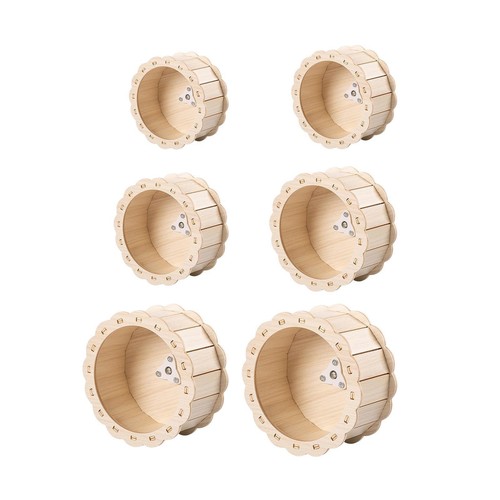 Hamster wooden running wheel - hamster,