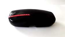 Prada Sunglasses Eye Glasses Case Only Hard Clam Shell Case Felt Lining