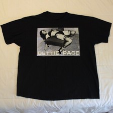VTG Bettie Page Black Cotton