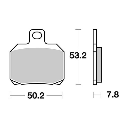 Pair brake pads sbs 157 - brake,