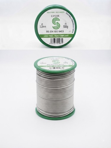 Lead free solder - 500g, 3.25mm