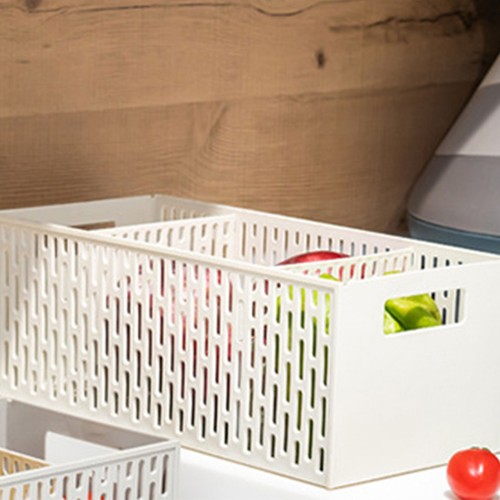 Plastic divider storage basket - storage,