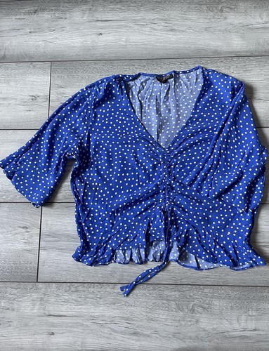 Topshop blue polka - blue, dot