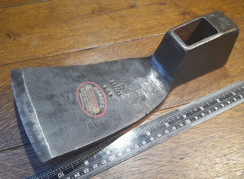 Vintage railway adze - head, by