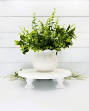 White Cake Stand 14" Round