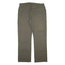DICKIES Carpenter Mens Trousers Grey Regular Straight W36 L32