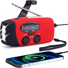 Portable AM FM Hand Crank