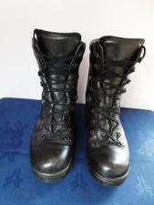 ORIGINAL ISSUED BRITISH ARMED FORCES ECW GORE-TEX BLACK COMBAT BOOTS- UK SIZE 8L
