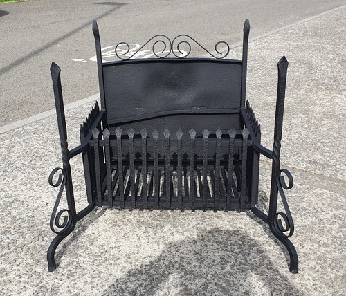 Antique wrought iron fire - antique,