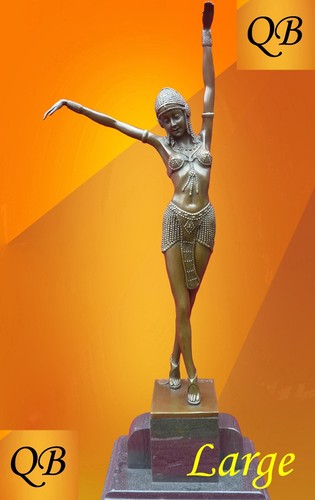 Art deco bronze egyptian - art,