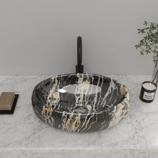 Black Marble Ceramic Bathroom