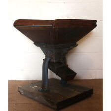 A C19th Bamford Farming Corn Mill Converted to a Glass Topped Side Table