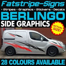 to fit CITROEN BERLINGO GRAPHICS STICKERS STRIPES DECALS L1 L2 DAY VAN CAMPER