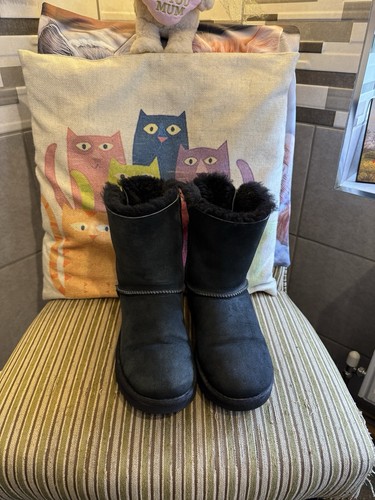Genuine ugg women black boots - ugg,