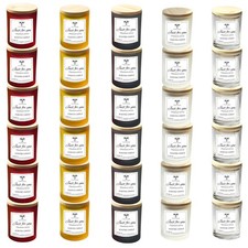 18 Pack 7oz Matte multi Candle