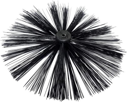 Chimney sweeping brush head - chimney,