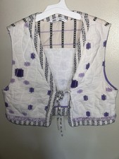 Zara Quilted Vest Patchwork