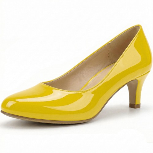 Ladies womens low kitten heel - ladies,