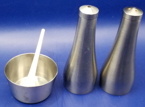 Cruet set old hall brushed - cruet,