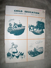 CHILD EDUCATION MAGAZINE. SUMMER 1952. ILLUSTRATED.
