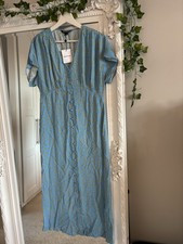 Whistles Blue Floral Long