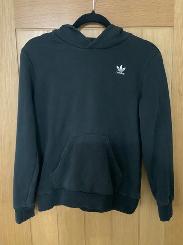Adidas hoodie black size 13 - black,
