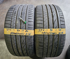 2x 275/40 R20 Bridgestone Dueler H/P Sport*  106W   7mm Tread  2754020 RUNFLAT