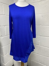 Phase Eight Colbolt Blue Asymmetrical Jersey Top Size 16 PK402462