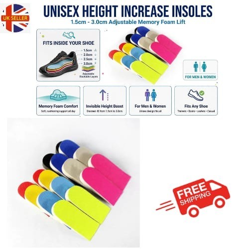Height increase insoles - height,