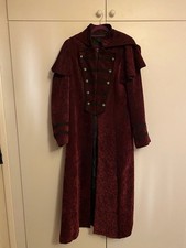 Pentagramme Women’s Gothic Long Coat with Cape Gothic Steampunk Victorian