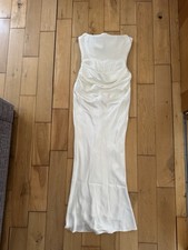 Ivory strapless corset dress - corset,