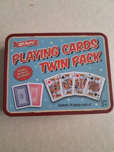Twin pack playing cards sealed - twin,