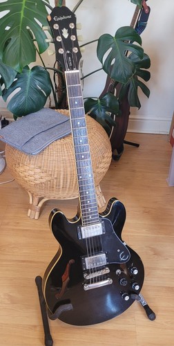 Epiphone 339 pro black - es-339, 2016