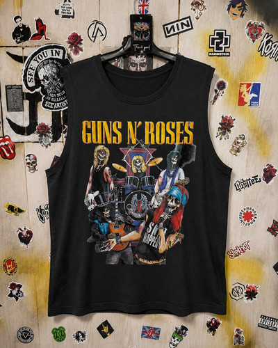 Guns roses vest - guns, top