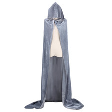 Velvet hooded cloak - cloak, cape
