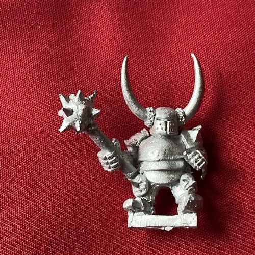 Chaos dwarf with - spikey, mace