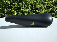 Vintage Motobecane Touring Bike Saddle. Black Selle Italia Road Bike Saddle