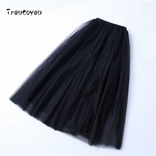 Layer tulle long skirt tutu - tulle,