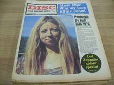 DISC & MUSIC ECHO Newspaper - 3/1/1970 - LED ZEPPELIN Colour, FREE UK POSTAGE