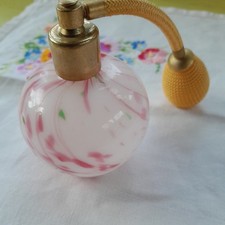Vintage Retro possibly Caithness Glass Perfume Bottle Atomizer