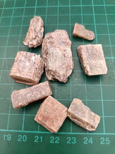 Multi colour kyanite crystals - multi-colour,