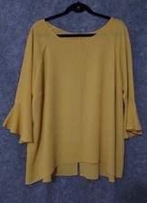Size 20 Yellow 3/4 Sleeve