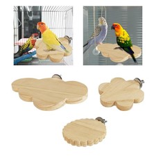 Bird Perch Stand Wooden Parrot