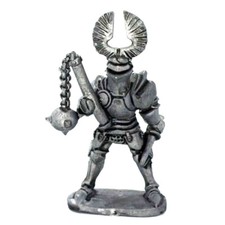 Medieval Knight, Large Flail 28mm Metal Unpainted