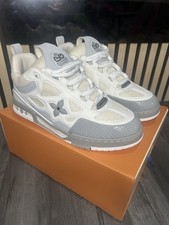 Men’s Grey LV Skate Trainers UK 9,10 Fast UK Delivery🇬🇧