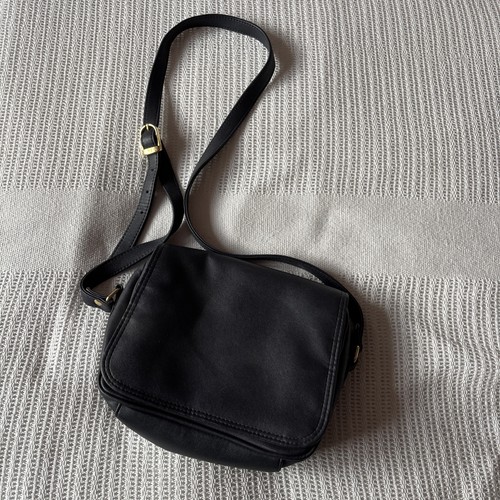 Small navy blue ladies handbag - small,