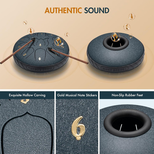 Steel tongue drum 11notes - tongue,