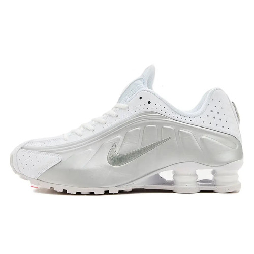 Nike shox white silver - white,