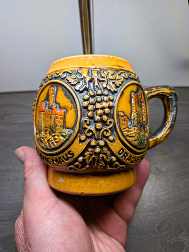 Vintage german beer stein mug - stein,