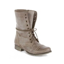 STEVE MADDEN Troopa Boots In Stone Size 6